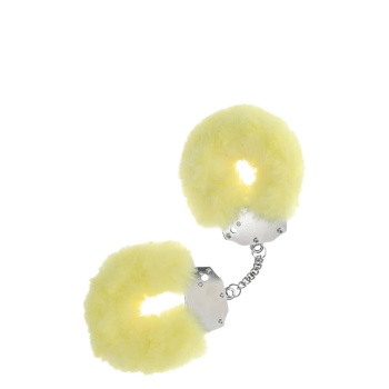 OUCH! FLUFFY CUFFS YELLOW