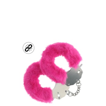 OUCH! FLUFFY CUFFS PINK