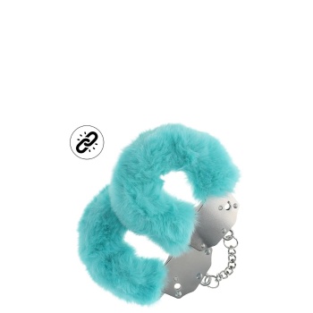 OUCH! FLUFFY CUFFS BLUE