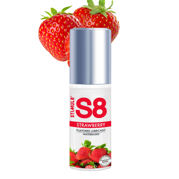 S8 FLAVORED LUBRICANT STRAWBERRY 125ml