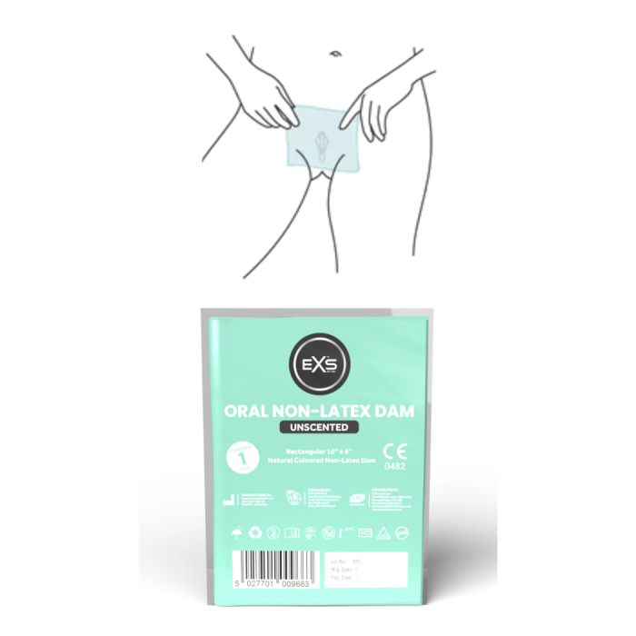 EXS NON-LATEX ORAL DAM 1 PC