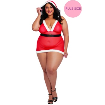 SANTA CUTIE COSTUME SET PLUS SIZE