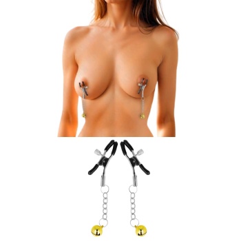 KINK - GOLD JINGLE BELL NIPPLE CLAMPS