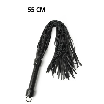 GENUINE LEATHER WHIP 55CM