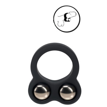 LIQUID SILICONE DOUBLE WEIGHTED BALL COCKRING