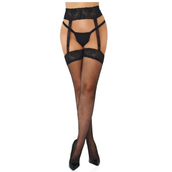 FISHNET GARTERBELT STOCKINGS