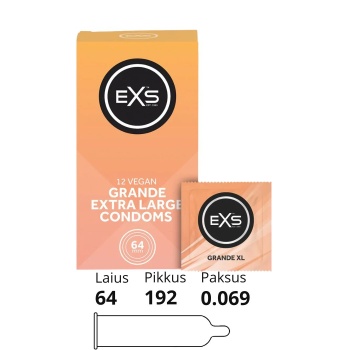 EXS GRANDE CONDOMS 12 TK