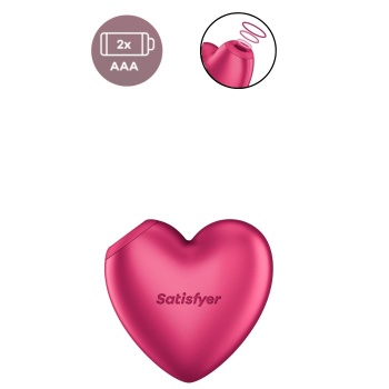 SATISFYER CUTIE HEART - BATTERY POWERED
