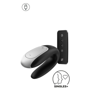 SATISFYER DOUBLE FUN BLACK BLUETOOTH + APP