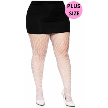 ELASTANE INDUSTRIAL FISHNET PANTYHOSE PLUS SIZE