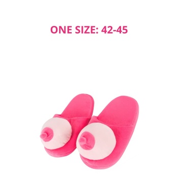 PLUSH SLIPPERS BOOBS