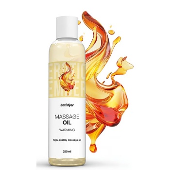 SATISFYER MASSAGE OIL WARMING 250 ML