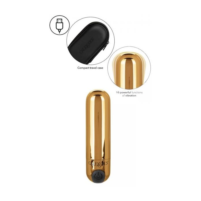 RECHARGEABLE HIDEAWAY BULLET GOLD