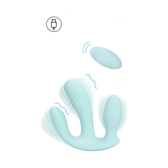 THREE-IN-ONE LIQUID SILICONE VIBRATOR
