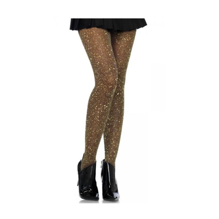 LUREX SHIMMER SHEER PANTYHOSE O/S