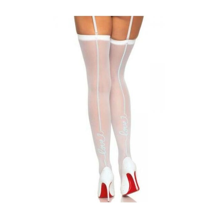 TRUE LOVE BACKSEAM STOCKINGS O/S