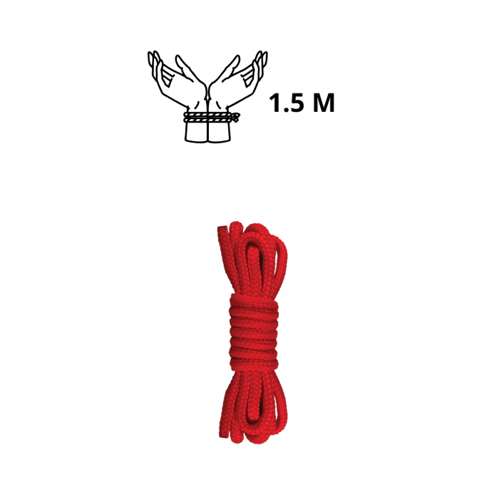 JAPANESE MINI ROPE 1,5m RED