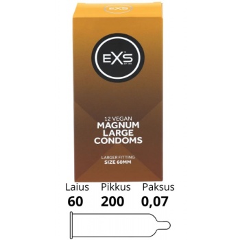 EXS MAGNUM LARGE CONDOMS 12TK.