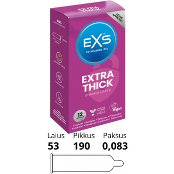 EXS EXTRA SAFE CONDOM 12TK.