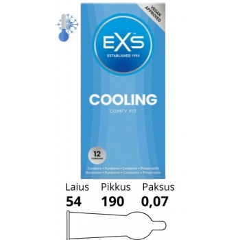 EXS COOLING CONDOMS 12 PACK