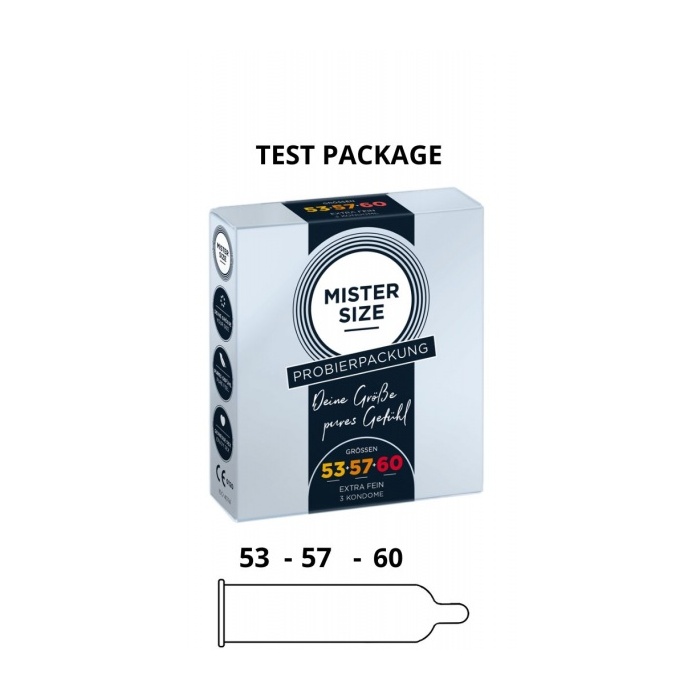 MISTER SIZE MEDIUM TEST PACKAGE 53-57-60