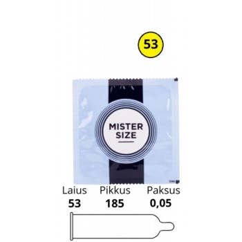 MISTER SIZE 53MM 1TK.