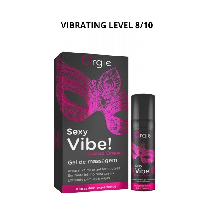 ORGIE SEXY VIBE! INTENSE ORGASM  LIQUID VIBATOR– lvl 8 – 15ml