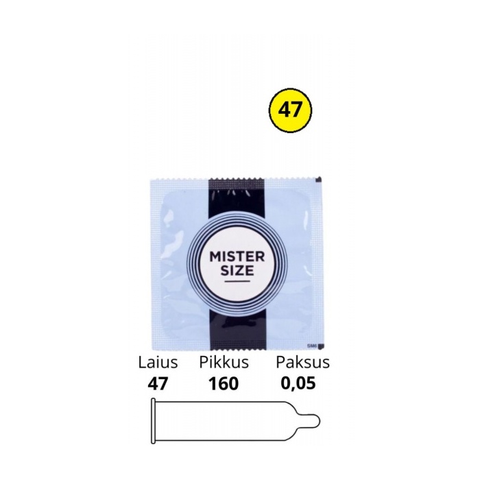 MISTER SIZE 47MM 1TK.