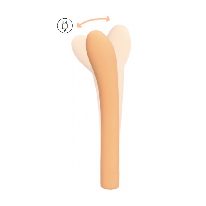FINGERING G-SPOT VIBRATOR - PEACH FUZZ - LOVELINE