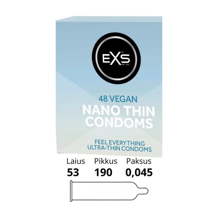 EXS NANO THIN CONDOMS 48 TK