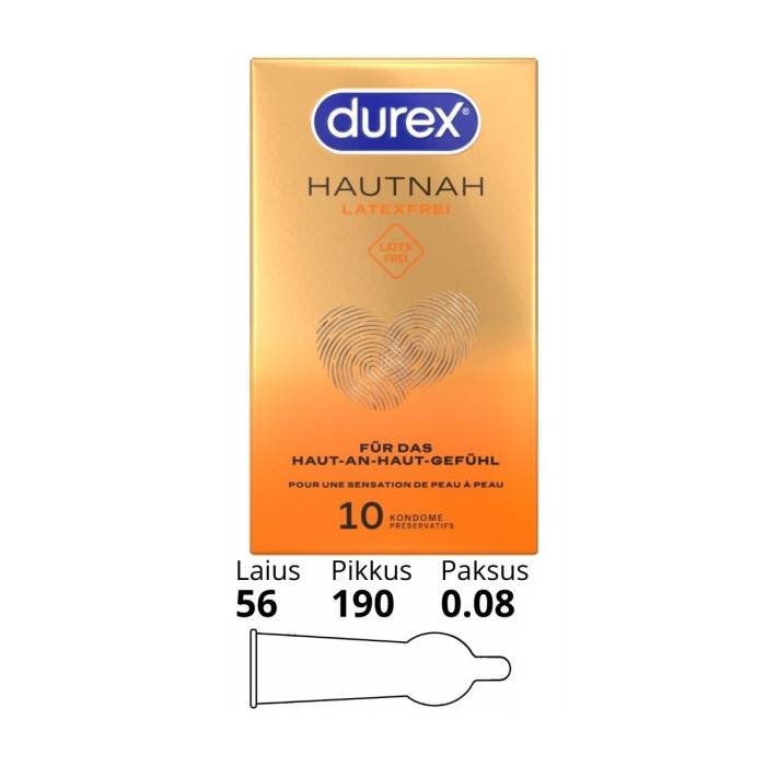 DUREX NO LATEX CONDOMS 10 PCS