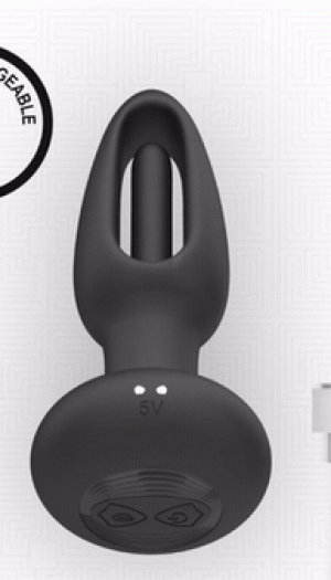 ADDICTED TOYS FLIPPING TONGUE ANAL PLUG WITH REMOTE