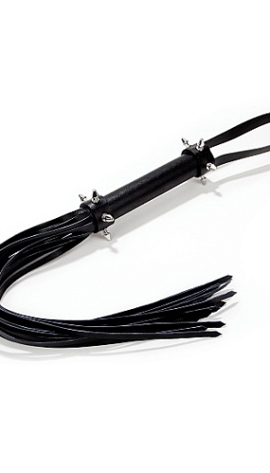 SPIKED LEATHER WHIP