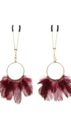 TWEEZERS WITH FEATHERS