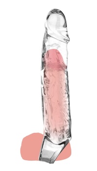 EXTENSION SLEEVE LARGE TRANSPARENT