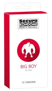 SECURA BIG 60MM CONDOM 12PCS