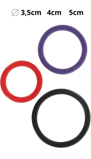 TRIPLE RINGS MULTICOLOR 3PCS