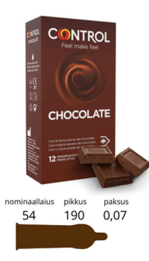 CONTROL CHOCOLATE CONDOMS 12TK