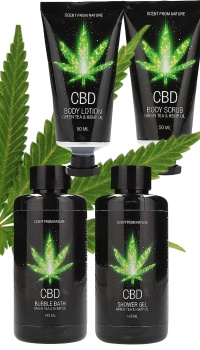 CBD BATH AND SHOWER LUXE GIFT SET 