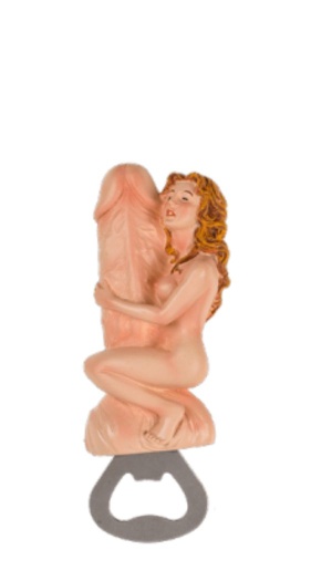BOTTLE OPENER SEXY WOMAN WITH PENIS