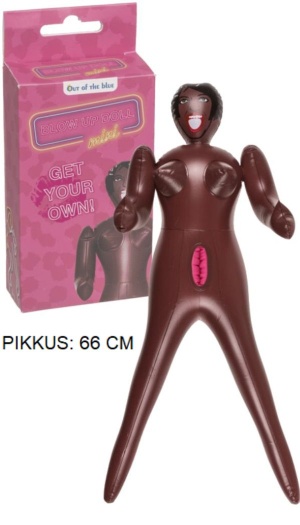 INFLATABLE MINI DOLL DARK SKIN