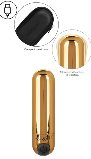 RECHARGEABLE HIDEAWAY BULLET GOLD