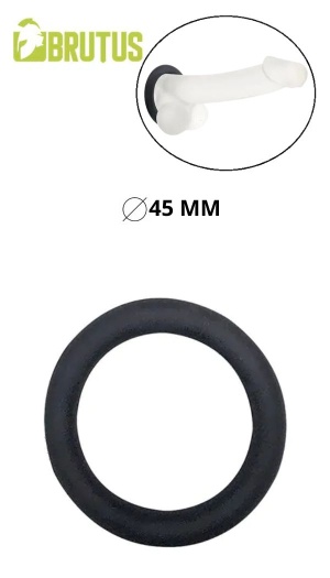 BRUTUS STRETCHY SILICONE DONUT COCKRING S 45MM