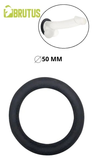 BRUTUS STRETCHY SILICONE DONUT COCKRING M 50MM