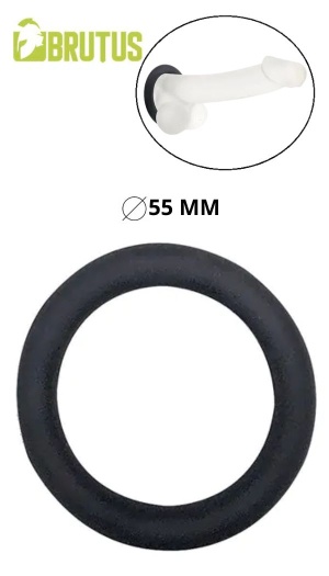 BRUTUS STRETCHY SILICONE DONUT COCKRING L 55MM