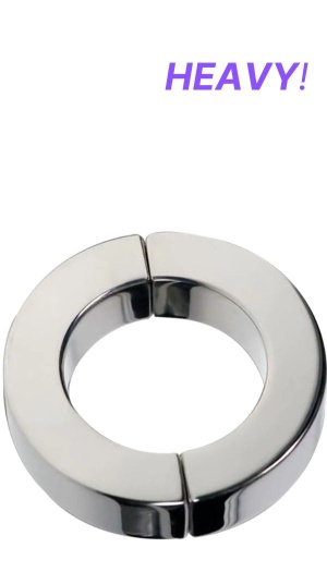 MAGNETIC HINGED COCK RING POLISHED - 50 MM