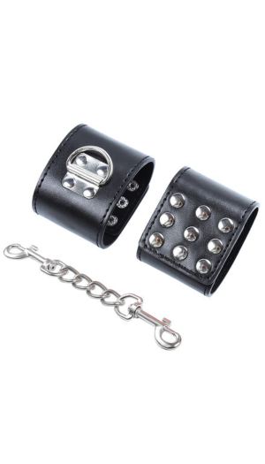 OHMAMA FETISH WRIST RESTRAINTS SNAP FASTEN