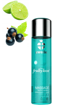 SWEDE WARMING MASSAGE LOTION Black Currant Lime 120ml