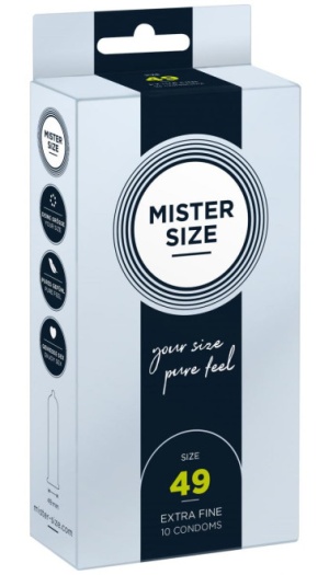 MISTER SIZE 49MM CONDOMS 10PCS