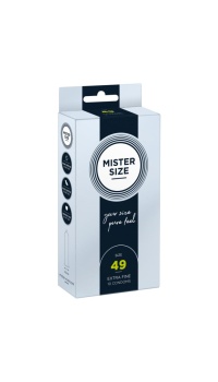 MISTER SIZE 49MM CONDOMS 10PCS